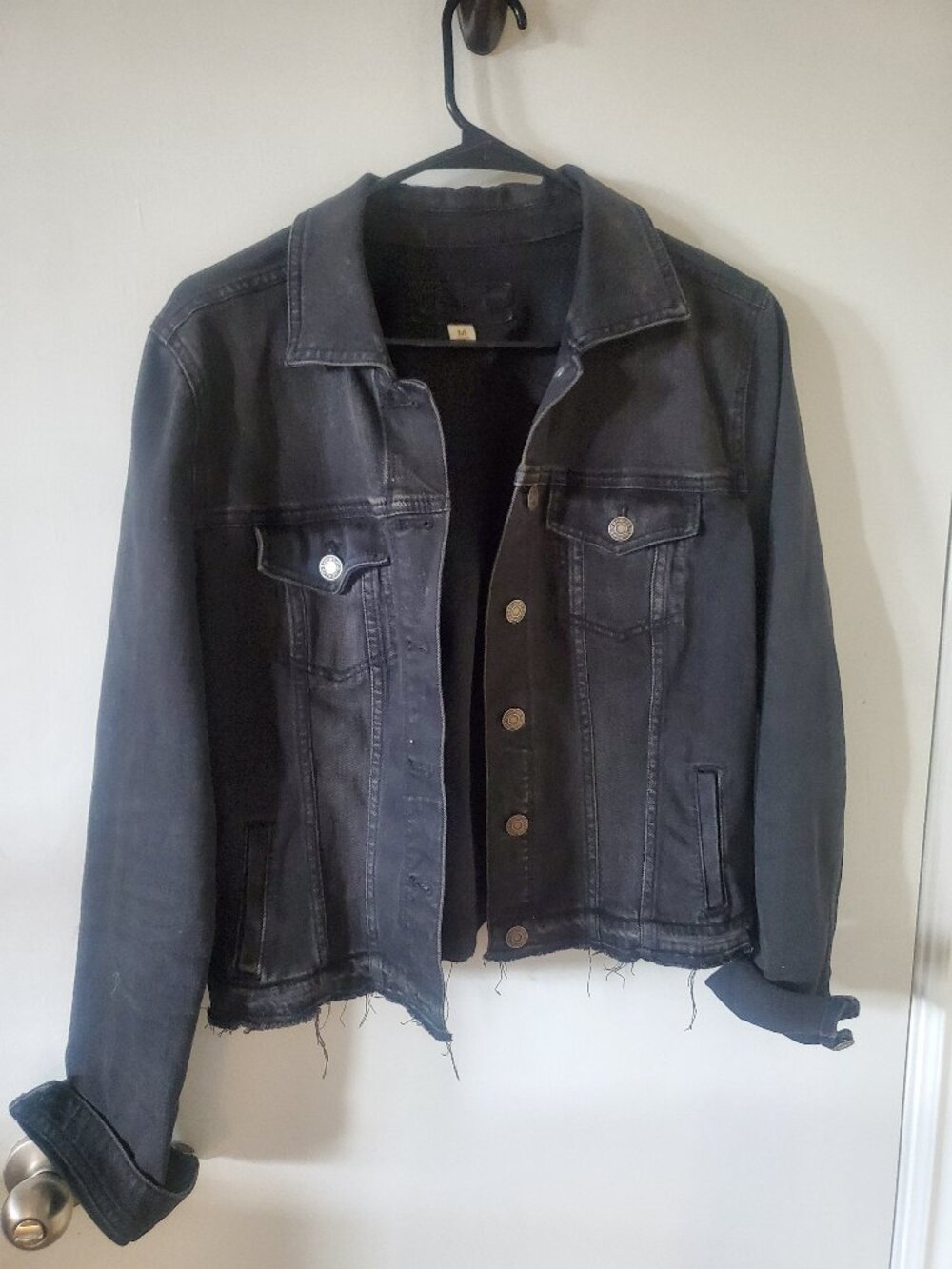 Maurices black denim jacket